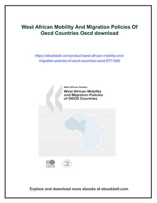 West African Mobility And Migration Policies Of Oecd Countries Oecd | PDF