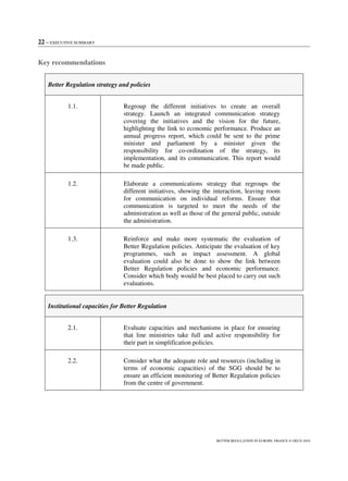 Better Regulation In Europe Better Regulation In Europe Oecd | PDF