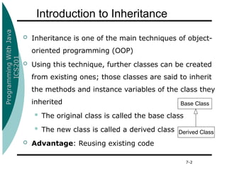 Java inheritance in object oriented programming | PPT