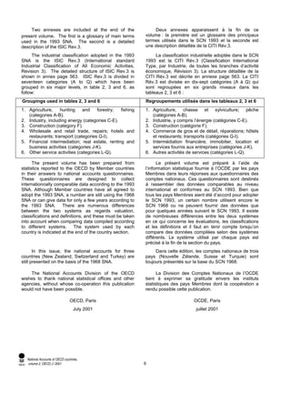 National Accounts Of Oecd Countries 2001 Volume Ii Detailed Tables Oecd ...