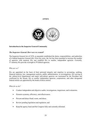 Fec Inspector General Public Sector Transparency And Accountability Making It Happen Oecd | PDF