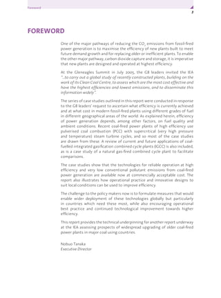 Fossil Fuelfired Power Generation Case Studies Of Recently Constructed ...