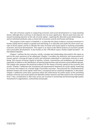 Wellbeing Of Nations The Role Of Human And Social Capital Oecd | PDF