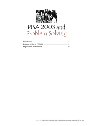 Problem Solving For Tomorrows World First Measures Of Crosscultural ...