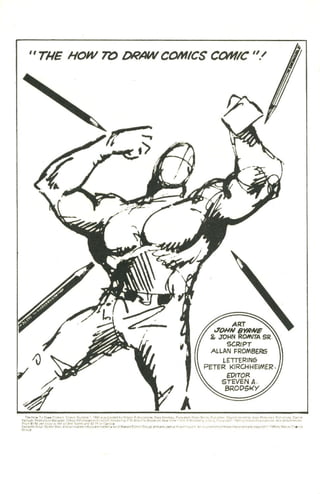 How To Draw Comics By John Byrne