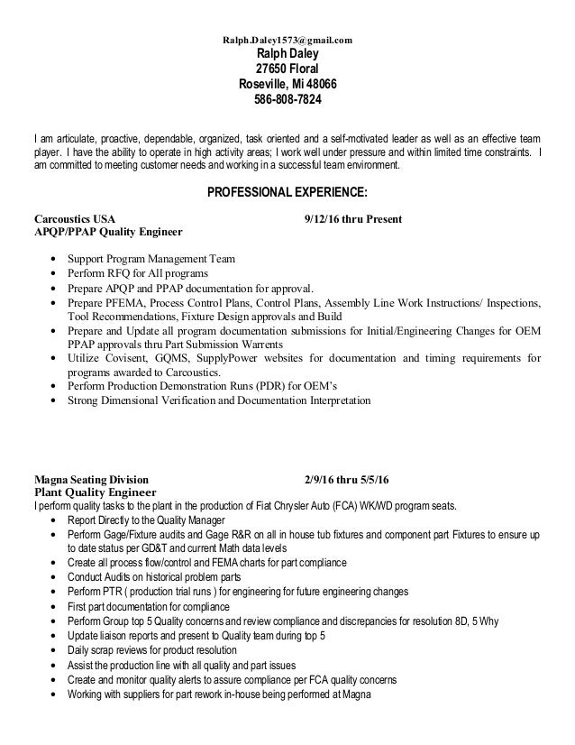 Ralph Daley Resume 11 7 16