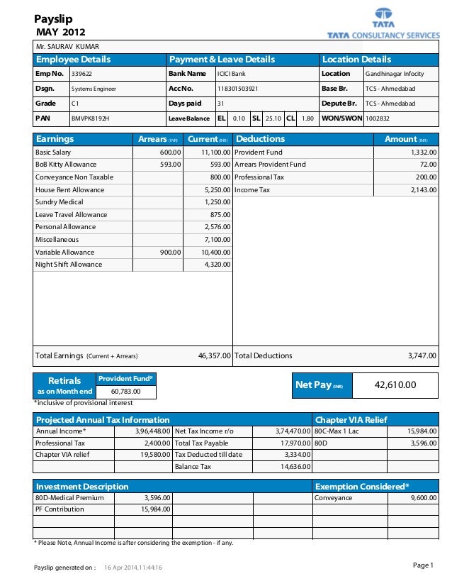software technology parks of india salary slip format software technology parks of india salary slip format