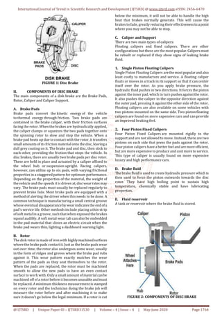 Overview of Disc Brake | PDF