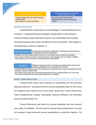 Lockheed Martin Core Principles Lockheed Martin Evaluation | PDF