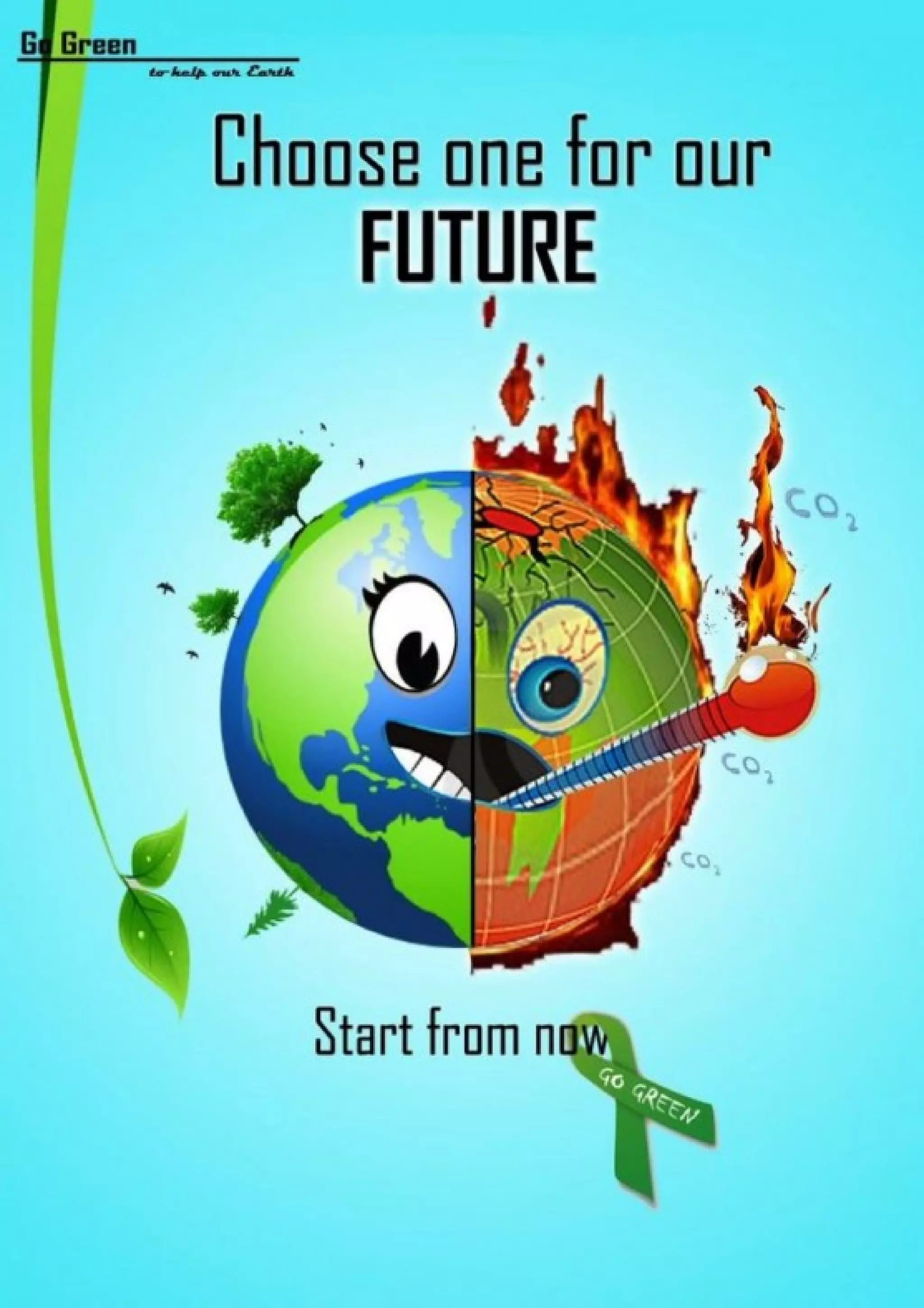 33 contoh poster adiwiyata go green lingkungan hidup hijau | PPTX