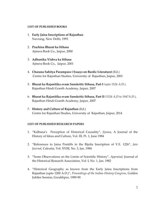 Bio-data Prof. Krishna Gopal Sharma | PDF