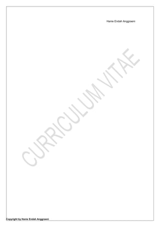 Hanie Endah Anggraeni
Copyright by Hanie Endah Anggraeni
 