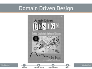#33rdDegree @DebskiChris
Allegro The New World Improvement WIIFY
Domain Driven Design
 