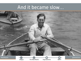 #33rdDegree @DebskiChris
Allegro The New World Improvement WIIFY
And it became slow…
 