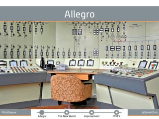 #33rdDegree @DebskiChris
Allegro The New World Improvement WIIFY
Allegro
 