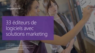 Powered by
Anthony Virapin
Business Development Manager | Go-To-Market
Division Developer Experience | Microsoft France
anthony.virapin@microsoft.com
 