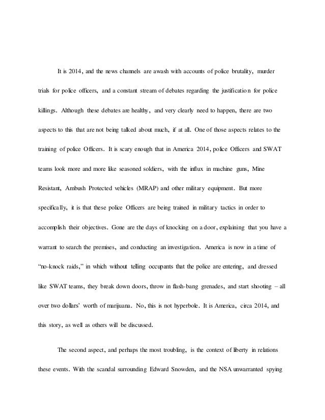 George Washington Essay Paper Essay On Police Brutality Popular Papers Editor Service Short Essay Good Hooks For Essays also Conclusion Essay Examples Essay Police Romefontanacountryinncom Essay Topics For To Kill A Mockingbird