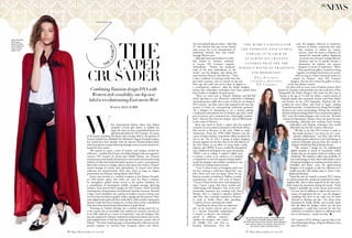 NEWThe
46 HarpersBazaarArabia.com June 2016 47 HarpersBazaarArabia.com June 2016
THE
CAPED
CRUSADER
Combining Tunisian design DNA with
Western style sensibility, one hip new
label is revolutionising East-meets-West
Words by ALEX AUBRY
When international fashion editor Sara Maino
attended a lavish gala dinner in Jeddah last
April, she chose to wear a streamlined black and
gold brocade kaftan by NN Couture. For many
of the guests attending the dinner that evening, held in the gardens of
Princess Adelah bint Abdullah bin Abdulaziz’s elegant beachside palace,
few would have been familiar with the discreet Tunisian/Italian label,
which has gained a steady following through word of mouth ahead of its
launch for next season.
“We wanted to create a sense of mystery and intrigue around the
collection,” confides Elio Ferraro, the Italian designer who was tapped to
conceive NN Couture by Neyla and Chekib Nouira, two Tunisian
entrepreneurswithdecadesofexperienceinthetextileandmanufacturing
industry. In Elio they found the perfect partner to create a contemporary
label with a mission to bridge cultures and expose the world to Tunisia’s
storied heritage of textiles and embroideries. To launch their debut
collection for autumn/winter 2016, they chose to stage an elegant
presentation last February during Rome’s Alta Moda.
Guests were invited to a cocktail reception at the Palazzo Ferrajoli,
an 18th-century palace that looks out onto the Piazza Colonna.
Its atmospheric gilded rooms served as the perfect backdrop for
a constellation of mannequins artfully arranged amongst glittering
antiques. Each sported Elio’s designs for NN Couture, which included
contemporary interpretations of traditional Tunisian costumes. Beneath
a large crystal chandelier was a group of modern cocoon evening coats
cut from luxe brocades in graphic stripes, zigzags and dot patterns. Most
came edged in fine gold and silver embroidery, while another mannequin
sported a sleek sleeveless evening vest, its deep velvet surface embellished
with three-dimensional hand embroideries in gold thread.
“Focusing on Tunisia’s heritage was a natural starting point for us,
as the country has an incredibly rich tradition of costumes that has yet
to be fully explored as a source of inspiration,” says the designer, who
was also inspired by Tunisia’s traditional architectural details such as the
nail-studded doors of Sidi Bou Said and the distinctive ceramic tiles of
Nabuel. “The most surprising aspect of launching this collection was the
positive response we received from European editors and clients,
who immediately placed orders,” adds Elio,
55, who believes that part of the brand’s
early success lies in its interpretation of
traditional Tunisian lines and motifs
through Western eyes.
Although based and produced in Italy,
Elio looked to Tunisian craftsmen
to execute NN Couture’s exquisite
embroideries. “Tunisia has produced
some of the best embroiderers in the
world,” says the designer, who divides his
time between Florence and Palermo. “There
is also a tradition of weaving textiles here that
goes back centuries, and we wanted to tap into
these age old crafts and revive them to appeal to
a contemporary audience,” adds the Italian designer,
noting that embroidery techniques have been passed down
from mother to daughter for generations.
“There are cities such as Nabuel, Moknine and Raf Raf
which specialise in very distinctive embroidery techniques,
and keeping these skills alive is part of what we are doing at
NN Couture,” says Elio, who is also inspired by the way chic
women in Tunis are reinterpreting traditional garments.
“As a designer it’s fascinating to see a woman pairing
a traditional embroidered vest or hooded cape with a sleek
pair of trousers and a turtleneck for a thoroughly modern
look,” observes Elio from his antique- and art-filled home
in the centre of Florence.
Born and raised in Sicily, a region that has enjoyed
centuries of cross-cultural encounters with North Africa,
Elio moved to Florence in the early 1980s to study
architecture. From the 1950s-1960s Florence was the
centre of Italian fashion, long before Milan assumed the
role in the ’70s. In 1951, a group of Italian designers
showed together for the first time in the Sala Bianca of
the Pitti Palace, in an effort to revive Italy’s textile
industry after WWII. It was a world Elio dreamed of
since childhood and hoped to be a part of someday.
“While I was in college, I realised I didn’t want
to pursue a career as an architect, so I entered
a competition to join Ferragamo’s design studio,”
recalls the designer who landed a position at one
of Florence’s leading fashion houses.
“I was 21 when I came to Ferragamo and it was
the best training I could have hoped for,” says
Elio, whose next stop was Japan, where he was
hired as a creative consultant at Takihyo, a textile
manufacturer with over 250 years of history.
“I lived in Tokyo for four years, and during that
time I learnt a great deal about textiles and
collaborating with designers. One of my most
memorable moments was working with Issey
Miyake, who is a legend in Japanese fashion,”
adds Elio, who eventually returned to Florence
to work at Emilio Pucci, after spending
a number of years traversing the world.
“Travelling has always been an important
part of my creative process and as soon
as I became financially independent
I wanted to discover and immerse
myself in different cultures,”
explains the designer, who counts
the Middle East and Asia as
favourite destinations. Over the
years the designer collected an impressive
selection of textiles, ornaments and crafts
that continue to inform his creative
process. Upon his return to Florence, he
opened his namesake gallery, displaying
an eclectic mix of luxury-vintage fashions,
furniture and art. It quickly became a
destination for fashion and interior
designers in search of inspiration. “When
I first opened my gallery, I wanted to bring
together everything I loved from my travels,
while serving as a kind of personal archive to
inspire my designs,” notes NN Couture’s
designer, who has since closed his gallery to focus
on his new fashion venture.
For those with an acute sense of fashion history, Elio’s
passion for Tunisian craftsmanship may also recall that of Elsa
Schiaparelli, the Italian designer who made her first trip to
Tunisia at the age of 13 with her father, a noted scholar of
Oriental studies who translated ancient texts from Arabic
and Persian. In her 1954 biography, Shocking Life, she
recalled her aunt Lillian, who lived in Egypt, sending
“beautiful materials... wonderful exotic things that brought
dreams to my severe surroundings. Perhaps she awakened
the love of Eastern things which I have retained throughout
life,” wrote the Italian designer, who in the late ’30s built
a house in Hammamet, Tunisia, where she spent her days
entertaining, collecting and studying local sewing,
embroidery and draping techniques that would
find their way into her couture collections.
“We like to say that NN Couture is made in
the world, because it was born out of a cross-
cultural collaboration,” says Elio, who will be
introducing his collection in the Gulf during an
exclusive Ramadan pop-up shop this month at
Dubai’s One&Only Royal Mirage Resort.
“The women I design for are sophisticated
global nomads in search of luxuriously crafted
clothes that are the perfect blend of tradition and
modernity. We wanted to reflect that sensibility in
our retail strategy as well, which will include a series
of pop-up boutiques in inspiring locations such as
Portofino and Ibiza,” notes the globe-trotting
designer, as he prepares to take his collection on a
world tour that will include stops in Tunis, Cairo,
Dubai and Bombay.
“From the start we wanted to present NN Couture
as a demi-couture line produced exclusively by order,”
explains Elio, who is often inspired by the style-savvy
Arab women he encounters during his travels. “Neyla
Nouira is probably one of the chicest Arab women
I’ve ever met in addition to others who serve as a
source of inspiration for me,” says the designer,
confiding that there is one style icon he looks
forward to dressing one day. “I’ve always been
fascinated by Farida Khelfa, and recently heard
that she liked my designs, which was the best
compliment I could have received for this first
collection. It would be a dream to collaborate with
her, so who knows… maybe one day.”
NN Couture will be holding a pop-up shop at the
One&Only Royal Mirage, Peregrine Ballroom, from
June 20 to July 4
“ T H E W O M E N I D E S I G N F O R
A R E S O P H I S T I C A T E D G L O B A L
N O M A D S I N S E A R C H O F
L U X U R I O U S L Y C R A F T E D
C L O T H E S T H A T A R E T H E
P E R F E C T B L E N D O F T R A D I T I O N
A N D M O D E R N I T Y ”
E l i o F e r r a r o ,
c r e a t i v e d i r e c t o r ,
N N C o u t u r e
NEWSThe
T HE
LAUNCH
CREATIVEDIRECTOR:SOFIAGUELLATY.PHOTOGRAPHY:FRANCESCOSCOTTI.HAIRANDMAKE-UP:MANUELLOSADA.MODEL:ANNAATMMG.PRICESAPPROXIMATE
Cape, Dhs9,345,
NN Couture.
Shoes, Dhs2,115,
Stuart Weitzman.
Jeans and tee,
stylist’s own
Top: Jacket, Dhs3,490; trousers, Dhs2,100, both NN
Couture. Boots, Dhs3,489, Sandro. Middle: Jacket,
Dhs5,295, NN Couture. Shoes, Dhs2,115, Stuart Weitzman.
Jeans and tee, stylist’s own. Bottom: Cape, Dhs3,115,
NN Couture. Shoes, Dhs2,500, Santoni
■
 