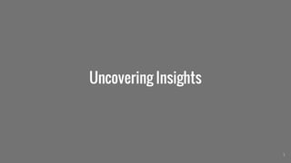 Uncovering Insights
5
 
