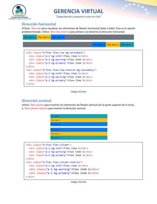 flex en bootstrap | PDF
