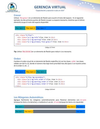 flex en bootstrap | PDF