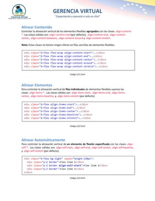 flex en bootstrap | PDF