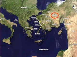 II) Defesa doutrinária (caps 3 e 4)
•
O testemunho da fé dos Gálatas – 3.1-5
•
A evidência da vida de fé em Abraão – 3.6-9
•
A evidência da condenação vinda da lei – 3.10-14
•
A evidência da salvação vinda da nova aliança – 3.15-18
•
O propósito da lei – 3.19-4.11
•
A afeição recíproca entre Paulo e os gálatas – 4.12-31
 