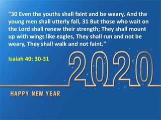 33 Inspiring Bible Verses To Start Off A Great New Year | PPTX