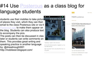 33 Interesting Ways to use Mobile Devices in the classroom | PPT