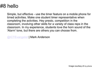 33 Interesting Ways to use Mobile Devices in the classroom | PPT