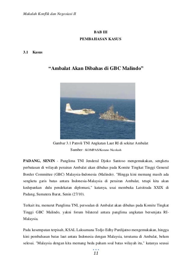 Makalah Konflik dan Negosiasi II