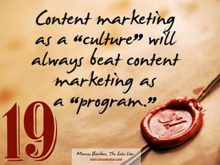 The 33 Undisputable Laws of Content Marketing Success Slide 22