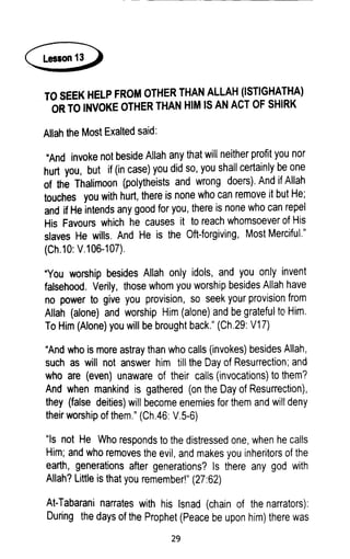 33 lessons for every muslim | PDF