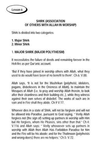 33 lessons for every muslim Abdul-Aziz Saleh al-Shomar | PDF