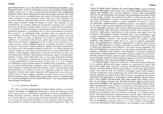 Lingua 294 z95 Lingua
guae latinae elegantia, r47t ), di un Nicolò Perotti (Rudimenta grammatices, I473 ; l'opera di Giulio Cesare Scaligero (De causis linguae latinae, i54o) la dottrinaGrammatica nova,t5o6 ), di un Thomas Linacre (De emendata structura Latini umanistica della lingua, intesa come «uso» accreditato dagli scrittori (la gram
sermonis, z5z4), ecc., si nota un notevole impoverimento della problematica matica viene definita come «scientia loquendi ex usu»), viene reinterpretatalinguistica rispetto alla ricchezza teorica della speculazione medievale che, come alla luce di una rivalutazione dei principi della grammatica speculativa d'ispi
s'è visto, aveva preso in considerazione ogni aspetto dell'analisi linguistica (sin razione tomista, secondo cui la grammatica riflette l'ordine naturale della real
tattico, semantico e anche fonetico ), mentre nelle opere degli umanisti si ha tà mediato dall'intelletto : «Veritas est orationis aequatio cum re cuius est nota»
una forte riduzione dell'analisi delle strutture del discorso in conseguenza del [De causis, I ]. Vengono utilizzati i concetti aristotelici di 'materia' e 'forma'
rifiuto degli strumenti formali di indagine, ai quali viene sostituito un tipo per distinguere rispettivamente la sostanza fonetica e il contenuto concettua
di definizione, per esempio, delle parti del discorso contenuto entro i termini le dei segni e degli enunciati linguistici nell'ambito di una concezione ilemor
della pura descrizione lessicale. Fissato l'ideale di comportamento linguistico fica del linguaggio esemplata sulla struttura della lingua latina ma applicabile
in un modello di eleganza classica, la grammatica assume una funzione preva intenzionalmente anche alle lingue occidentali moderne. Sul concetto di 'uso'
lentemente normativa e precettistica che ne riduce notevolmente le potenzia accreditato dalla pratica degli scrittori e delle persone colte insiste Pierre de
lità conoscitive: al tradizionale limite ideologico delle sue capacità conosci
tive consistente nel fatto di essere modellata su un'analisi ristretta a una sola
la Ramée o Petrus Ramus (Scholae in liberales artes, x559; Grammatica, r559)
il quale, secondo Robins, «sostenne con vigore l'insegnamento umanistico del
lingua di cultura, il latino, si aggiunge ora l'ulteriore limitazione di essere le lingue classiche, mediante i testi letterari piuttosto che secondo i metodi
applicata a un particolare stile di essa, quello degli scrittori classici, fissato aristotelici della Scolastica» [t967, trad. it. p. t33 ]. Le esigenze propagandicome ideale da imitare e raggiungere. E ciò si attua in un momento in cui i stiche del protestantesimo riformatore riqualificano la funzione della retorica
volgari europei, avendo acquistato dignità di espressione letteraria e di lingue come arte della persuasione e Ramus, rifacendosi ai modelli classici, riformula
di cultura, si apprestano a essere considerati oggetto di indagini grammaticali. la definizione della logica come dialettica, cioè come scienza pragmatica tesa
Già Dante aveva riconosciuto la unitarietà genetica e la vitalità culturale dei alla determinazione di comportamenti: le artes logicaecomprendono infatti la
volgari romanzi, nel corso del xv secolo apparvero le prime grammatiche del dialectica, consistente nella inventio e nella dispositio, e la retorica, consistente
l'italiano e dello spagnolo, agli inizi del xvt quella del francese, ecc. Ma, come nella elocutio enella pronuntiatio;ed estende il proprio modello di analisi gram
dice giustamente il Robins, «nel complesso diventarono oggetto di studio gram maticale, sempre esemplato sugli usi classici della lingua latina, alle lingue mo
maticale le lingue scritte delle classi colte e, come negli studi latini del Rina derne (francese), seguito in ciò dai grammatici inglesi, come Paul Greave(Gramscimento..., la letteratura piuttosto che la logica diventò l'autorità suprema per matica anglicana, I594), Ben Jonson (English Grammar, t64o), ecc.le regole grammaticali e per la correttezza» [ t967, trad. it. p. t3r ]. Scompar In Spagna Francisco Sanchez de las Brozas o Franciscus Sanctius Brocensis
sa la definizione tripartita delle scienze de sermone(logica, grammatica e retori fu un assertore dell'uso delle lingue moderne per apprendere il latino (Arte
ca), la confusa identificazione tra lingua e stile, tra grammatica e retorica, fra para en breve saber Latin, t576) che costituisce il fondamento dell'analisi gram
teoria linguistica e pragmatica della persuasione, resterà, come pesante eredità maticale contenuta nella sua famosa opera, 1V1inerva: seu de causis linguae latinae
dell'umanesimo, una costante in tutto lo svolgimento posteriore degli studi
(s587), che, come si vede, nel sottotitolo riecheggia l'opera dello Scaligero.
linguistici, creando nella pratica linguistica dell'insegnamento non pochi pre L'opera di Sanctius è forse l'antecedente piu diretto dell'universalismo gram
giudizi contro le lingue parlate e popolari, in aperto favore invece di un'edu maticale elaborato dai signori di Port-Royal, sia per i presupposti chiaramente
cazione linguistica che privilegia ancora oggi la lingua scritta e letteraria quale razionalistici (la grammatica è determinata «ratione primum, deinde testimo
si è venuta consolidando nel corso della formazione e dell'organizzazione delle niis et usu») dedotti dall'assunzione della lingua latina come sistema univer
classi dirigenti intellettuali.
sale, sia per l'ampio sviluppo dato all'analisi sintattica degli enunciati (la fa
mosa teoria dell'ellissi) che rappresenta per Sanctius la finalità ultima dell'in
t.r.3. La grammatica filosofica. dagine grammaticale stessa («Oratio sive syntaxis est finis grammaticae» [Mi
nerva, I]). La teoria dell'ellissi, che si svolge sulla base della distinzione fra
Per tutto il periodo, rinascimentale ]a lingua latina continua a costituire laratiosottostante ildiscorso e l'emergenza del sermo, ha fatto pensare a un'an
l'oggetto d'indagine privilegiatoper grammatici e teorici del linguaggio, anche ticipazione dei moderni concetti di 'struttura profonda' e di 'struttura super
se in questo periodo si infittiscono le applicazioni di schemi grammaticali alle ficiale' della teoria generativa trasformazionale [LakoR t969]. Sulla base dei
lingue (letterarie) moderne. Accanto alla tradizione, inaugurata dall'umanesi principi aristotelici e sulla linea della grammatica filosofica tracciata dallo Sca
mo, di studi filologici e retorici estesi alle lingue letterarie moderne, si assiste ligero e da Sanctius si colloca l'opera di Gerhard Johannes Voss o Vossius
a un ritorno alle meditazioni filosofiche intorno all'oggetto della grammatica, (De arte grammatica, t635) che porta il suo a volte originale contributo alla
alla speculazione medievale e alla tradizione del pensiero aristotelico. Anzi, con concezione universalistica della grammatica e del linguaggio come rispecchia
 