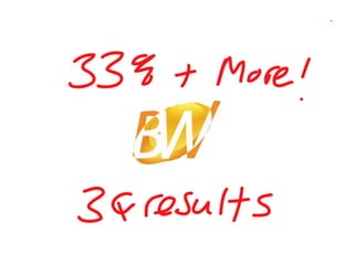 33% & more, 3 q 2012 results
