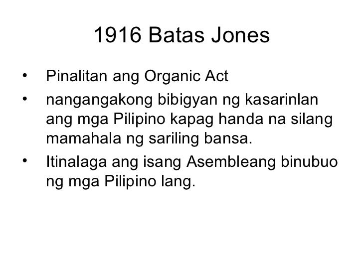 33 panahong amerikano pulitikal