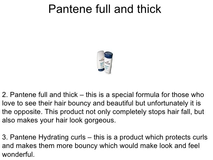 Pantene Hair Care Products A Few Facts About Their Success Story