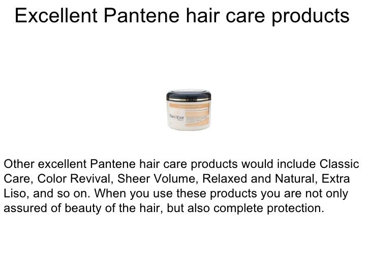 Pantene Hair Care Products A Few Facts About Their Success Story