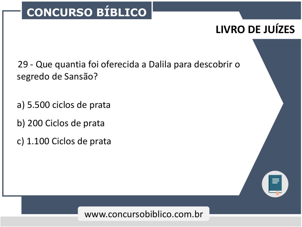 Perguntas E Respostas Do Livro De Juízes