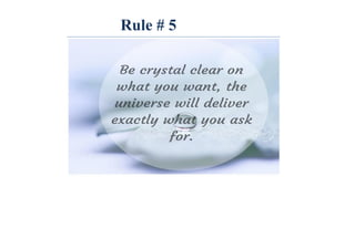 Rule # 5
 