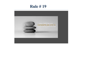 Rule # 19
 