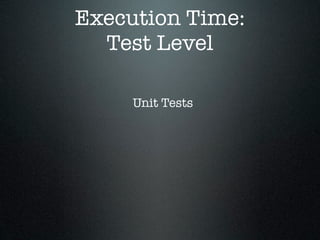 Execution Time:
  Test Level

     Unit Tests
 