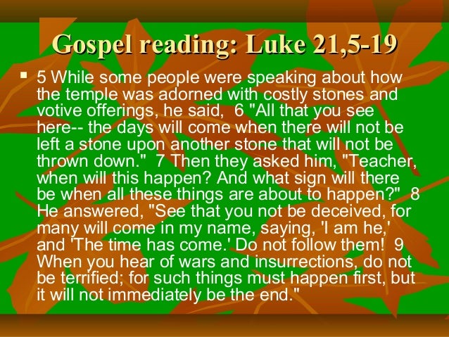 33rd Sunday C