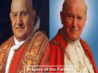Prayers of the Faithful 
 