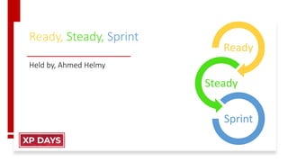 Ready, Steady, Sprint
Held by, Ahmed Helmy
Ready
Steady
Sprint
 