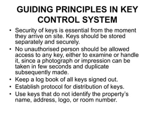 Key Control Policy Label 33 Room status, key control.pptx