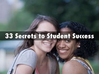 33 Secrets To Student Success By BuildMyIdea.org