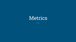 Monitoring and metrics in chrome