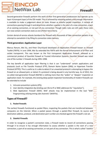 Firewall | PDF